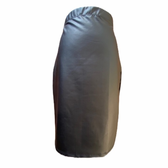 Honey and Lace Dresses & Skirts - 11. Honey and Lace Vegan Faux Leather Pleather Skirt